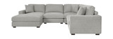 Amora 4 Piece Modular Sectional with Left Chaise thumbnail 2