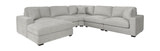 Amora 5 Piece Modular Sectional with Left Chaise thumbnail 1