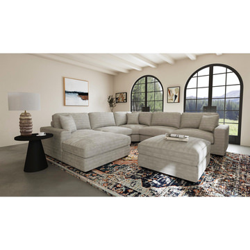 Amora 5 Piece Modular Sectional with Left Chaise