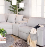 Lexi II 5p Piece Sectional With Armless Recliner thumbnail 7