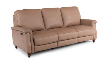 Warren Leather Reclining Sofa
