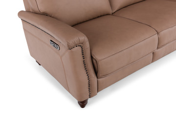Warren Leather Reclining Sofa