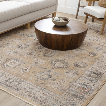 Echo Aurelia Camel Area Rug - 9′0″ x 12′2″