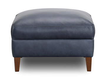 Purdy Leather Ottoman