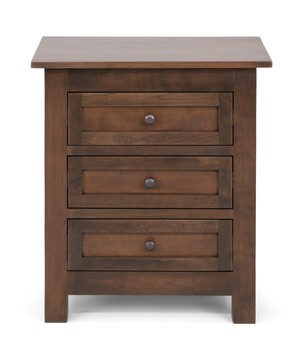 Taylor J 3 Drawer Nightstand