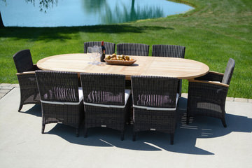 image Chelsea Oval Extension Patio Table