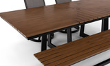 Jefferson 4 Piece Patio Dining Set thumbnail 3