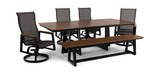 Jefferson 6 Piece Patio Dining Set thumbnail 1