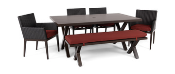 image Rockport 6 Piece Patio Dining Set