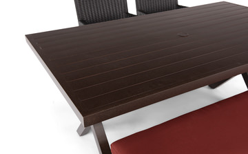 Rockport II 4 Piece Patio Dining Set