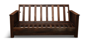 Barnwood Futon With Frame And Cover