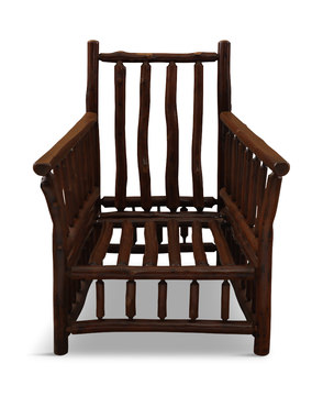 Hickory Log Lounge Chair