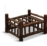 Hickory Log Ottoman thumbnail 3