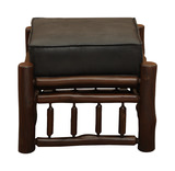 Hickory Log Ottoman thumbnail 2