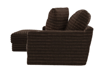 Portia Sectional Left Chaise - Chocolate