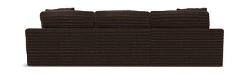 Portia Sectional Left Chaise - Chocolate