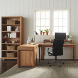Oxford Desk With Gallery And Left Desk thumbnail 2