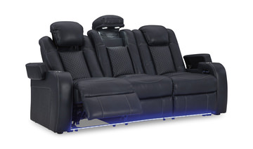 Astro Power Reclining Sofa - Sapphire