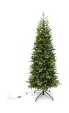 Canaan Fir 6.5′ Artificial Slim Christmas Tree With 300 Multi Function LED Lights thumbnail 1