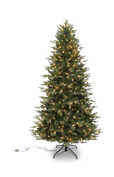 Frasier Fir 7.5′ Artificial Christmas Tree With 500 Warm White LED Lights