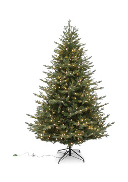 Grand Portage Fir 7.5′ Artificial Christmas Tree With 600 Warm White LED Lights