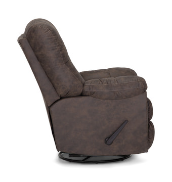 Roxie Swivel Glider Recliner - Coffee