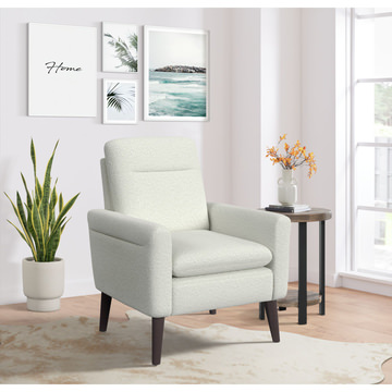 Janice Accent Chair - White