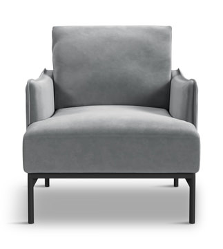 Tina Accent Chair - Steel