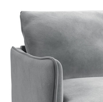 Tina Accent Chair - Steel