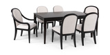 Layla Dining Table With 4 Side Chairs And 2 Arm Chairs thumbnail 1
