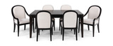 Layla Dining Table With 4 Side Chairs And 2 Arm Chairs thumbnail 2