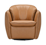 Sydney Leather Swivel Chair - Toffee thumbnail 2