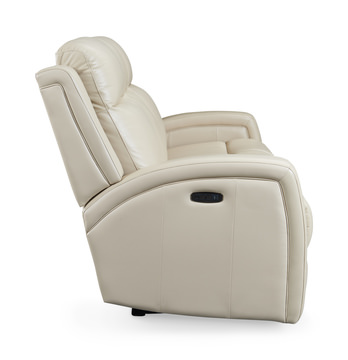 Andrew Leather Power Sofa