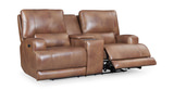 Robert Leather Power Loveseat With Console thumbnail 4