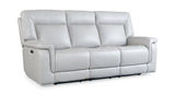 Marie Leather Power Sofa thumbnail 2