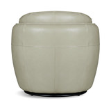 Sydney Leather Swivel Chair - Sage thumbnail 4