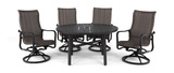 Cabrisa II 5 Piece Patio Dining Set - Woven Seat  thumbnail 2