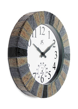 Franco Faux Slate Clock