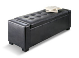 Bennet Upholstered Storage Bench thumbnail 1
