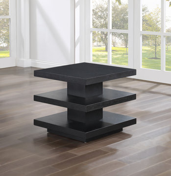 Zion End Table - Black