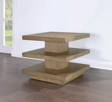 Zion End Table - Sand