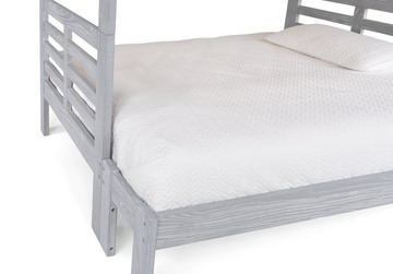 Skyler Twin/Full Bunk Bed - Grey