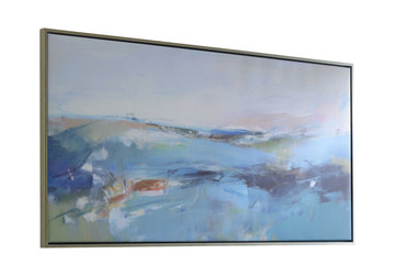 “For the Love of the Sea” Framed Abstract Giclee On Canvas