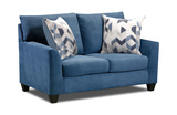 Everly Loveseat - Blue thumbnail 2