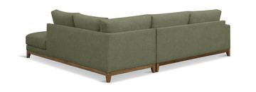 Madison Sectional with Right Chaise - Olivine
