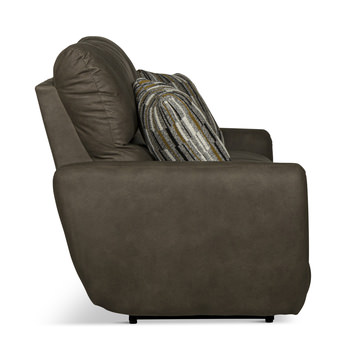 Bronx Power Reclining Sofa - Pebble