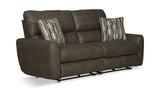Bronx Power Reclining Sofa - Pebble thumbnail 2
