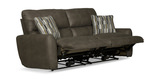 Bronx Power Reclining Sofa - Pebble thumbnail 6