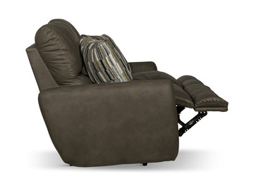 Bronx Power Reclining Sofa - Pebble