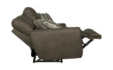 Bronx Power Reclining Sofa - Pebble thumbnail 9